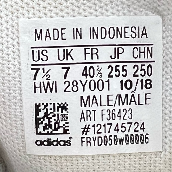 adidas White Blue Cloudfoam Advantage Clean Shoes Size 7 1/2 Men's - Picture 4 of 10